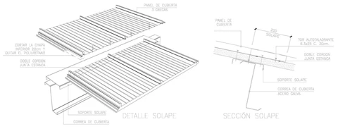 Detalles del solape